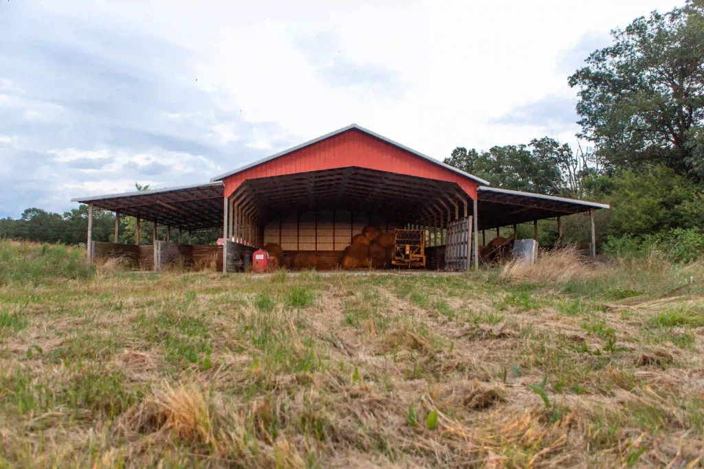 The barn at Grumpy Ole Goat's Farm