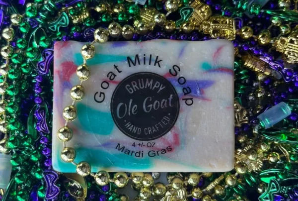 Mardi Gras Goat Milk Bar Soap