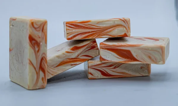 Peaches and Cream Goat Milk Bar Soap