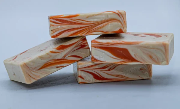 Peaches and Cream Goat Milk Bar Soap