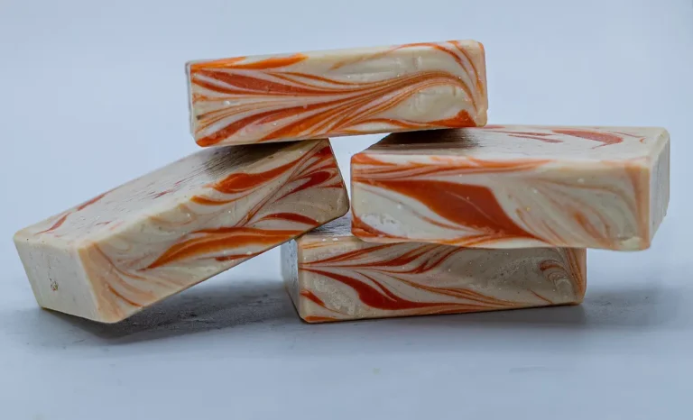 Peaches and Cream Goat Milk Bar Soap