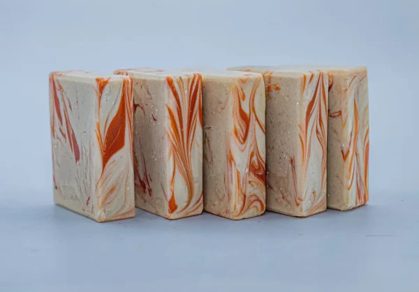 Peaches and Cream Goat Milk Bar Soap
