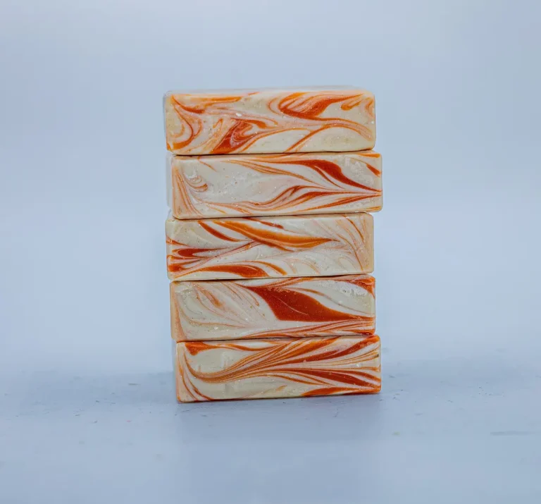 Peaches and Cream Goat Milk Bar Soap