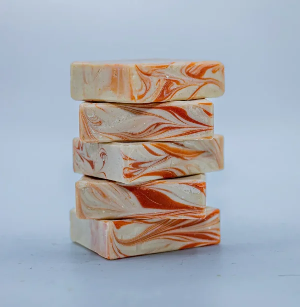 Peaches and Cream Goat Milk Bar Soap