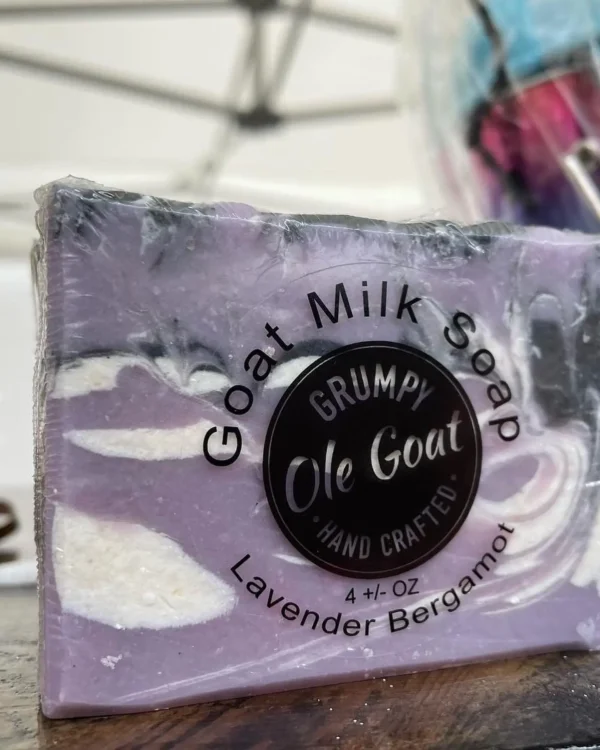 Lavender Bergamot Goat Milk Bar Soap