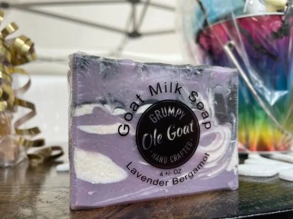 Lavender Bergamot Goat Milk Bar Soap