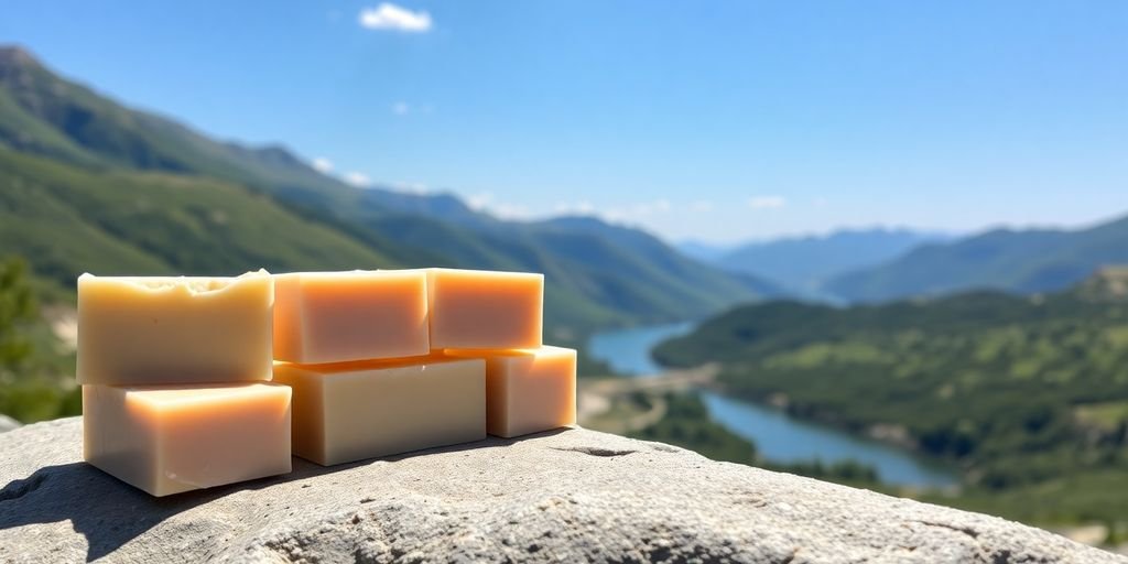 Goat milk soaps, travel, camping, hiking, Chattanooga landscape
